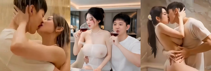 AI成人短剧 善良的嫂子 3-4集 和小叔对饮后浴室湿吻 床上激情啪啪全程失控浪叫