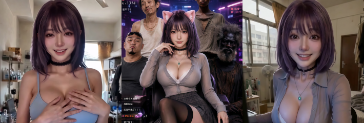AI成人短剧 新剧首播 堕落物语第三季1-2集 清纯女大欠网贷后开黄播 露出自慰尺度大到失控