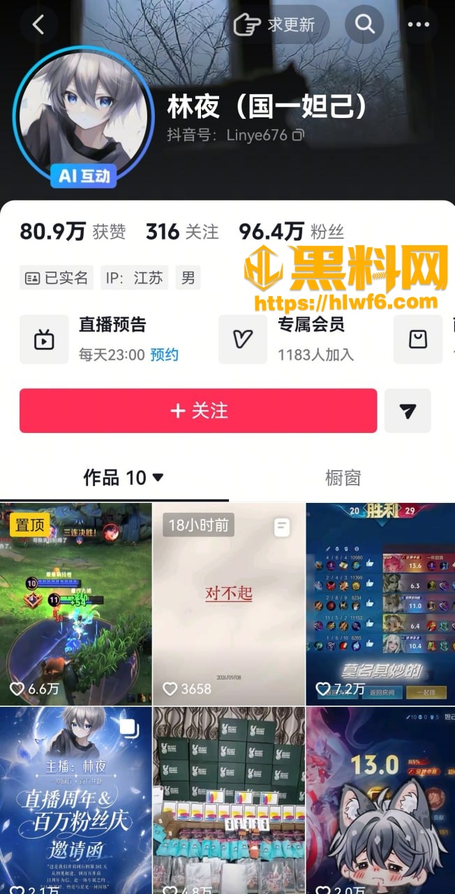 王者荣耀林夜停播退网