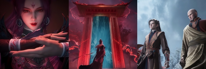 热门动漫 牧神记 第95集 秦牧巧计困住厉天行 剃发乔装重返延康京城