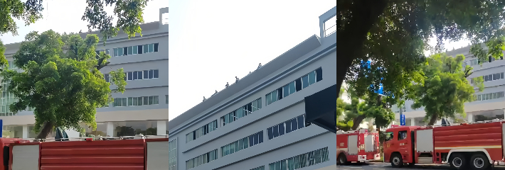 深圳华为相关厂区多名工人 因欠薪爬上天台维权 部分人员情绪激动 目前已有多人被劝下