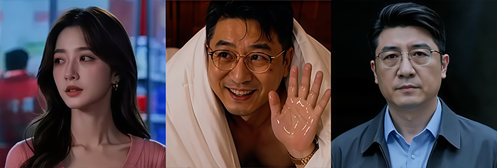 AI成人短剧《少妇白洁》第15-16集 校长躲被窝狂抠白洁蜜穴 遥控跳蛋户外高潮调教！
