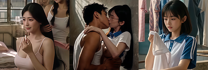 AI短剧《高三爱情故事》小怡昧昧过去篇完整版 游戏机旁兄弟围观疯狂缠绵 尘封校园旧情彻底炸开！